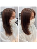20代30代☆毛先カットでまとまるロングの為のミニレイヤーカット