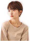 耳掛けショートレイヤー／前髪あり／表参道／30代40代50代