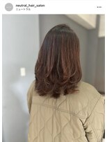 ニュートラル(neutral)&nbsp;【neutral】脱白髪染めハイライトとレイヤーカット3.0