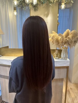 アンド ラ ブランシュ(&.La Blanche) ミディアムヘア/斜めバング/グレージュカラー/シルキーベージュ