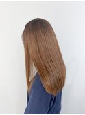 ナチュラル艶ストレート