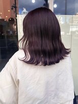 ミニム ヘアー(minim hair)&nbsp;【minim×miku】ブリーチなしダブルカラーカシスピンク