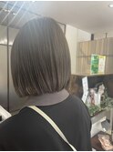 透明感カラー　赤み消しカラー　オレンジ味消しカラー　艶カラー