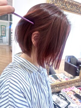 コワファースト  させぼ五番街店(COIFF1RST) 髪質改善ストレート×チェリーピンク