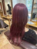 アマレット(Amaretto)&nbsp;【ピンクパープル×ゆる巻きロング】