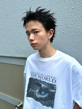 ヒュージ 表参道(huge) スパイキーショート/束感ショート/ツーブロックマッシュ