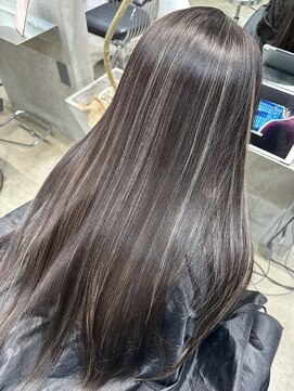 エトラ 渋谷店(etora) 小顔へア アッシュカラーグレージュハイライトカラー◎