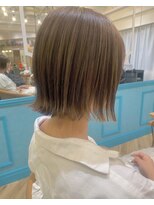 シー バイ ロンド 新宿(Sea by Lond)&nbsp;切りっぱなしボブ/ぱつっとボブ/ベージュ