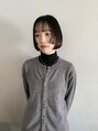 エンシー(ENCI) 顔まわりがポイントのミニボブヘア