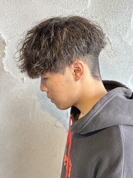 ニアウ 高崎店(Niau) メンズマッシュツイストスパイラルパーマ群馬高崎眉毛刈り上げ