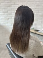 ヘアースタジオココルッチ(hair studio CoCo-Rucchi)&nbsp;ストレートロング×フォーンブラウン