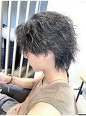 【Hale】ブルーブラック/スパイキーショート/フェザーパーマ原宿