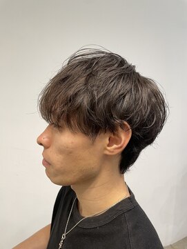 ニアウ 伊勢崎連取店(Niau) メンズマッシュシャドウパーマメンズパーマ