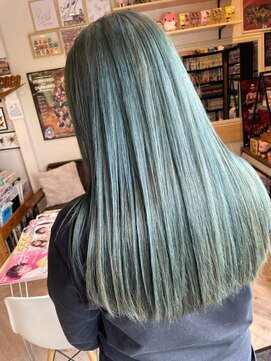 ヘア メイク ココ(hair make coco) グリーンカラー♪♪