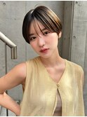 大人かわいいうざバングショート