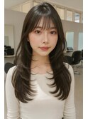 韓国風レイヤーカット