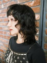 ボコカ(bococa)&nbsp;【macana指名】レイヤーウルフパーマミディアムボブ登戸