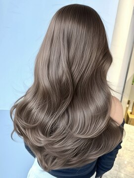 アマトウキョウスマートサロン(AMA TOKYO×Smart Salon) ヘーゼルベージュ　ブリーチなし　レイヤーカット　海外風