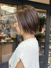 アイフィール アヴェダ 瑞江店(i feel AVEDA) 【藤田】美髪矯正×あごラインのミニボブ