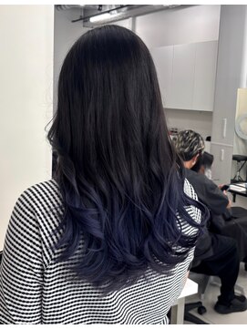 アライブ ハラジュク(ALIVE harajuku) 【ALIVE 夕貴】ブルーラベンダーグラデーションカラー