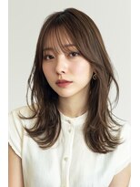 レリー 伊丹(Rely)&nbsp;シースルーバング×大人ミディ[伊丹駅/髪質改善/白髪染め]