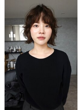 ジュール(JOULE'S) ボブレイヤーパーマ/ベージュカラー/柔らかいドライなパーマ