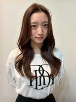 アンニュ(annuy)&nbsp;韓国風くびれヘア 艶髪 髪質改善 ベージュカラー 顔周りカット