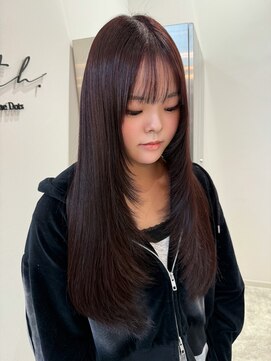 コース(co-th.) ハイレイヤーカット顔周りレイヤー×小野ふゆり