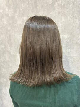 ランガリ ヘアアンドスパ(Rangali Hair&Spa) 【別府　ランガリ】オリーブベージュ、透明感カラー