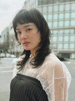 ラモードイワイインターナショナル(La Mode IWAI international)&nbsp;ウルフレイヤー×ダークグレージュ