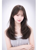 エートス(ethos)&nbsp;三好市美容室 韓国風くびれレイヤー美髪ロング