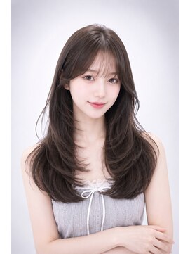 エートス(ethos) 三好市美容室 韓国風くびれレイヤー美髪ロング