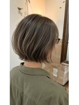 ヘアデザイン ヴォワール(hair & design voir) ナチュラルハイライトで魅せる美シルエットボブ
