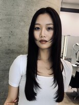 六本木美容室 ヒロオ(HIROO)&nbsp;大人の艶感ロングレイヤー/顔まわりレイヤー