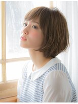 ジョエミバイアンアミ(joemi by Un ami)&nbsp;(joemi)とろみバレイヤージュワンカールロブ斜めバング(花野)