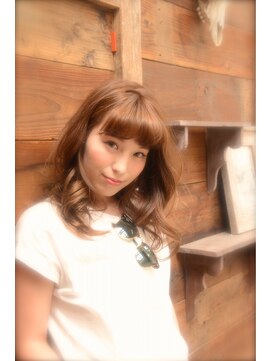 キート(Kiito) 【kiito海老名】無造作パーマ/ミディアム/ハイトーン