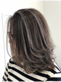 【Lead Hair】グレーハイライト