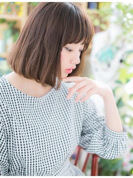 カバーヘア ブリス 川口(COVER HAIR bliss) ★前下がりで小顔♪ナチュラルワンカールボブ20代30代40代★6