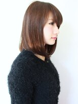ヘアメイク フレンシア(hair make flencia)&nbsp;ワンレングスの大人可愛い艶ボブ