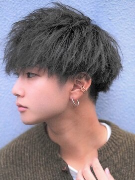 メンズフィール 南森町(MENS FEEL) ツイストパーマ×マッシュスタイル