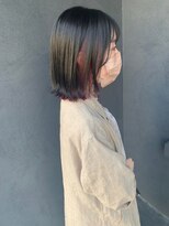 ニュートライズ(NEUTRIZE) ボブ×インナーカラー/ボルドー