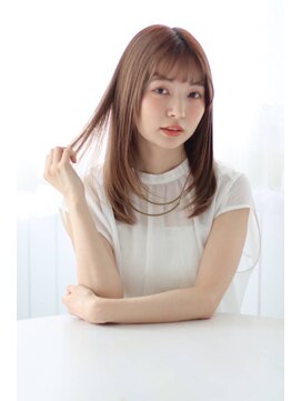 アッシュ 日野店(Ash) 似合わせカット/ミルクティカラー/くびれヘア/韓国風