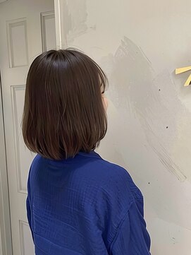 エニィ 池袋西口(Any) 黒髪/グレーベージュ/レイヤーロング/前髪パーマ/内巻き/15NK