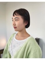 ナループロア ハチ(Nalu pu loa hachi)&nbsp;ボブパーマ/黒髪パーマ/切りっぱなしボブ/ショートボブ