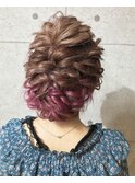 編み込みパーティアップスタイル【ryu 大塚 北口】