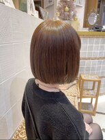 ロンドローズ 名古屋(Lond damaskRose)&nbsp;学割 ブリーチなしダブルカラー ブリーチ 髪質改善 ボブ 856