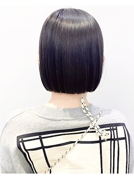 モリオフロムロンドン 松戸店(Morio from London) 【松戸　石山】黒髪ボブストレートボブ切りっぱなしボブ