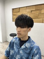 アジールヘア 所沢プロペ通り店(agir hair)&nbsp;メンズカットダークアッシュニュアンスパーマ