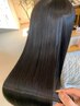 【ダメージ軽減♪大満足仕上げ◎】ブリーチ毛縮毛矯正 ￥31900→￥28710