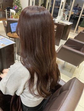 フォルテ 草薙店 レッドブラウン　韓国スタイル　西村ひより